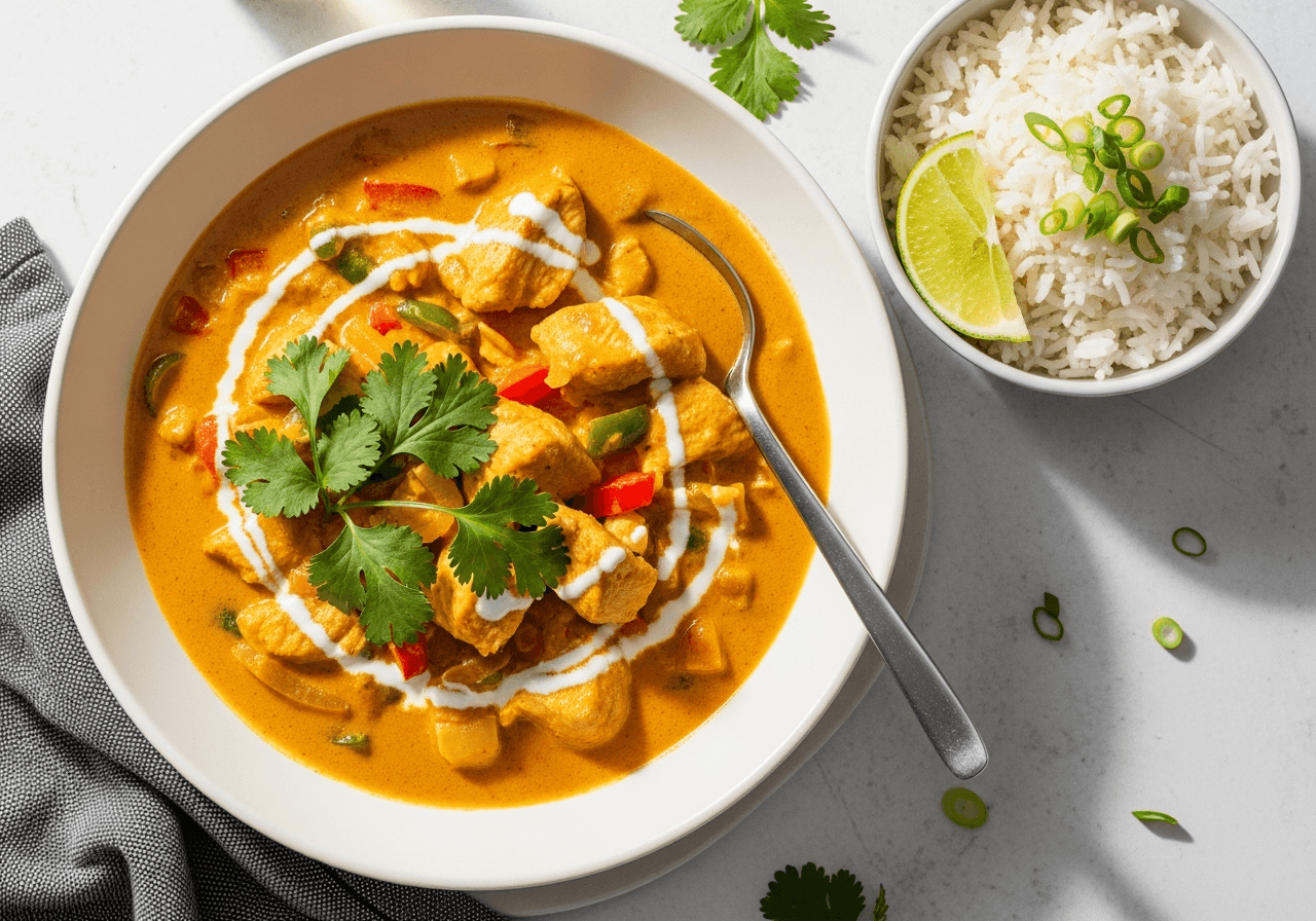 Quick & Creamy Coconut Chicken Curry